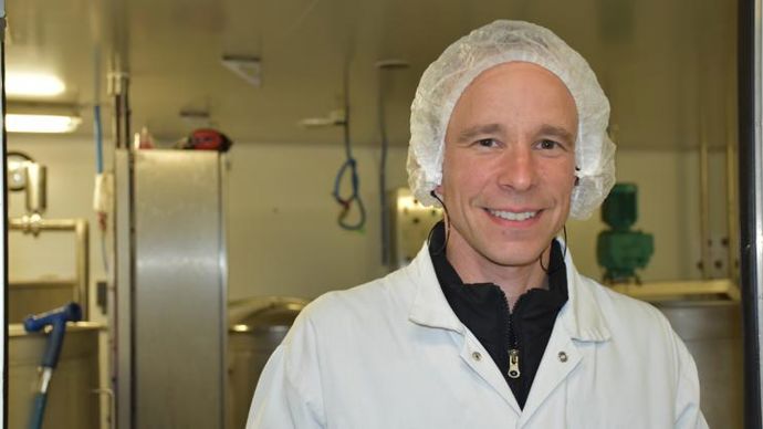 Fred, 42 ans. Il est livreur et préparateur de commandes. © R. Aries/GFA